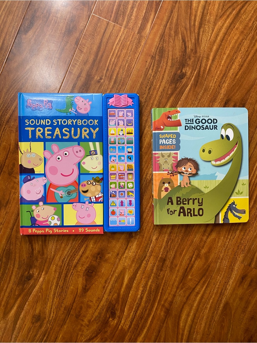 Children's Peppa Pig Sound Storybook + Disney A Berry Arlo Hardcover Book